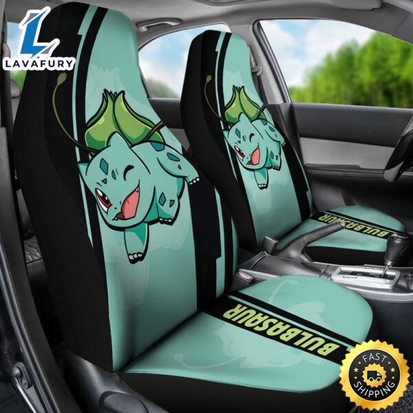 Bulbasaur Pokemon Car Seat Covers Style Custom For Fans