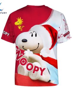 Cartoon Character Snoopy Fly Christmas Hoodie All Over Printed 3d Unisex Men Women
