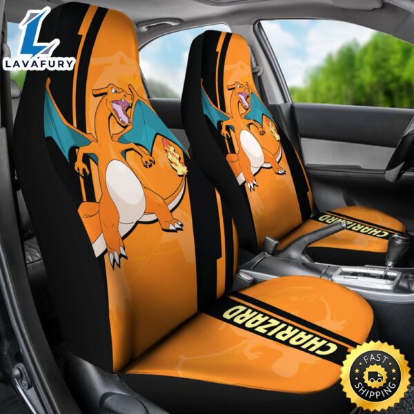 Charizard Pokemon Car Seat Covers Style Custom For Fans