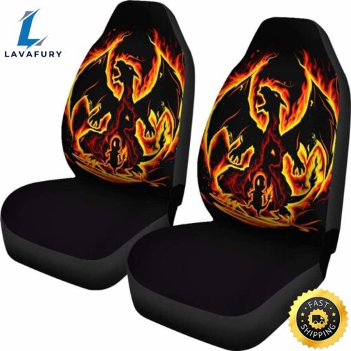 Charizard Pokemoon Car Seat Covers Universal