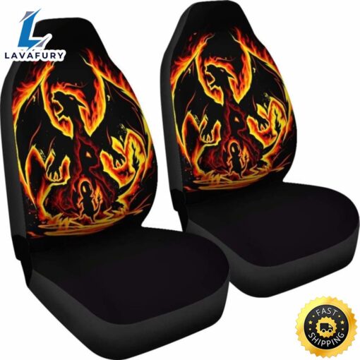 Charizard Pokemoon Car Seat Covers Universal