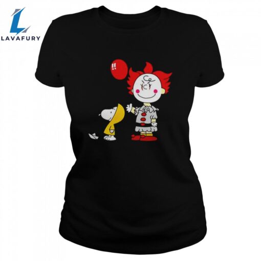 Charlie Brown Pennywise And Snoopy Halloween Unisex Shirt