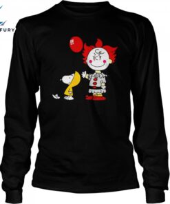 Charlie Brown Pennywise and Snoopy Halloween Unisex Shirt 2 zdcs9e.jpg