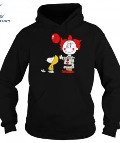 Charlie Brown Pennywise and Snoopy Halloween Unisex Shirt 3 vuleuy.jpg