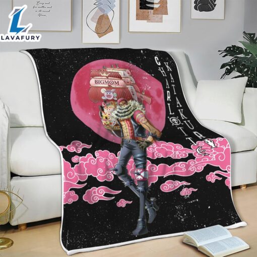 Charlotte Katakuri Moon Style One Piece Anime Blanket