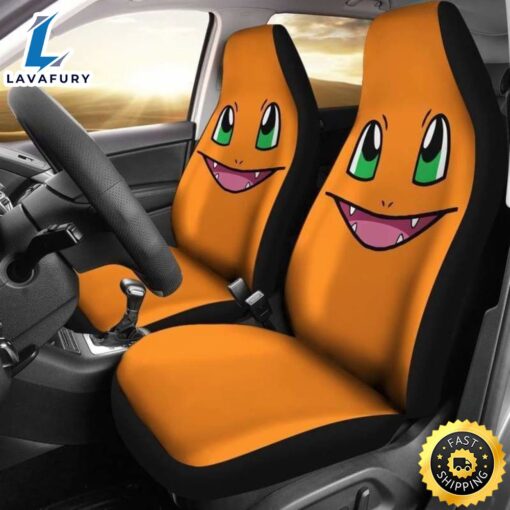 Charmander Pokemon Car Seat Covers Universal