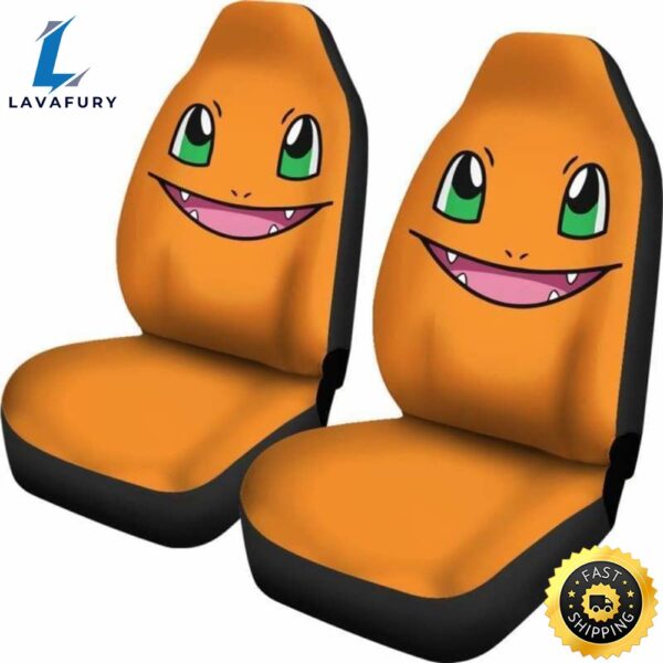 Charmander Pokemon Car Seat Covers Universal