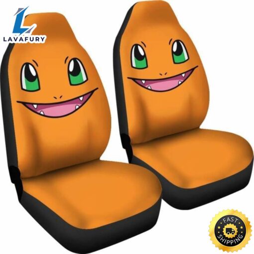 Charmander Pokemon Car Seat Covers Universal