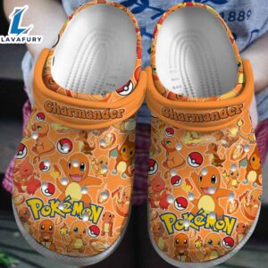 Charmander Pokemon Crocs Crocband Clogs Shoes Comfortable For Men Women and Kids