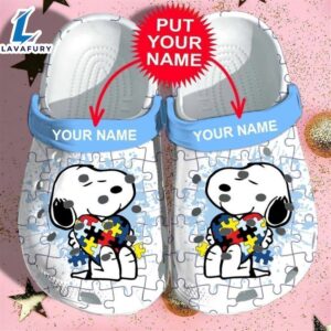 Custom Name Snoopy Autism Autism…