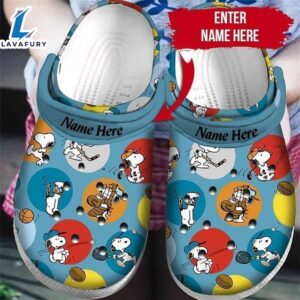 Custom Name Snoopy Comics Clog…