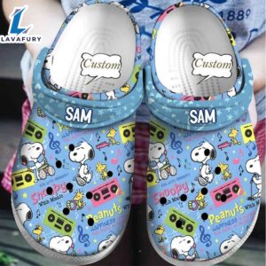 Custom Name Snoopy Crocs Clogs…