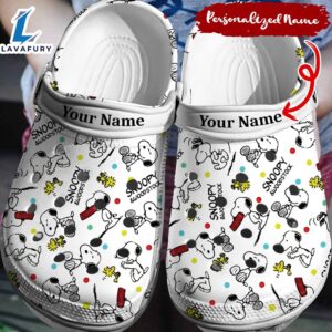 Custom Name Snoopy Crocs Shoes…