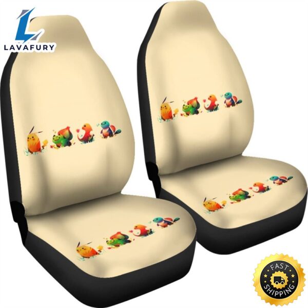 Cute Chibi Pokemon Seat Covers Amazing Best Gift Ideas