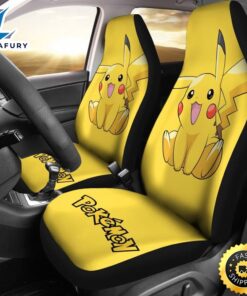 Cute Pikachu Car Seat Covers Pokemon Anime Fan Gift 1 e75eoc.jpg