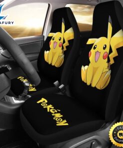 Cute Pikachu Pokemon Anime Fan Gift Car Seat Covers 1 cfyfwq.jpg