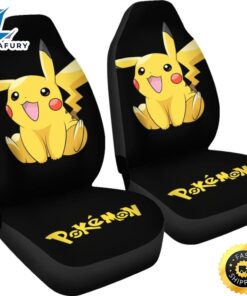 Cute Pikachu Pokemon Anime Fan Gift Car Seat Covers 4 yeafzt.jpg