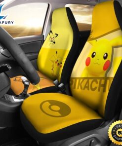 Cute Pikachu Pokemon Car Seat…