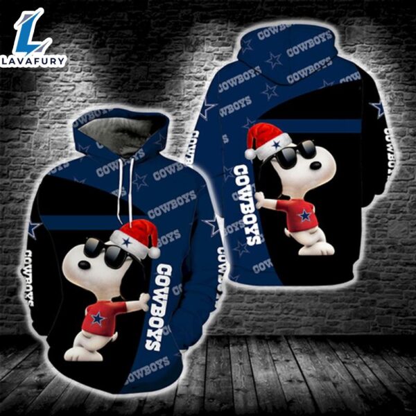 Dallas Cowboys Snoopy Christmas Gift For Fan Cartoon Movie 3d All Over Print Shirt