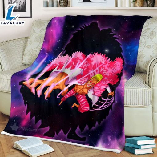 Donquixote Doflamingo Fleece Galaxy One Piece Anime Blanket