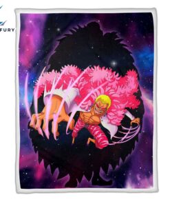 Donquixote Doflamingo Fleece Galaxy One Piece Anime Blanket 2 c2ixpu.jpg