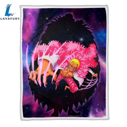 Donquixote Doflamingo Fleece Galaxy One Piece Anime Blanket