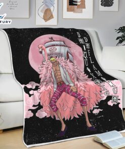 Donquixote Doflamingo Moon Style One Piece Anime Blanket 2 bbk4ha.jpg