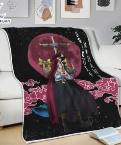 Dracule Mihawk Moon Style One Piece Anime Blanket 2 qb73fi.jpg