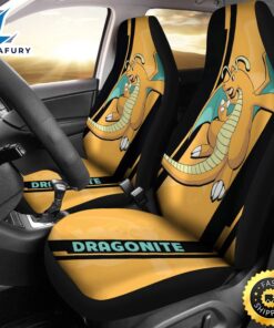 Dragonite Pokemon Car Seat Covers Style Custom For Fans