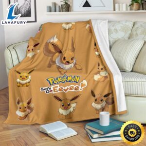 Eevee For Fan Gift Pokemon Blanket