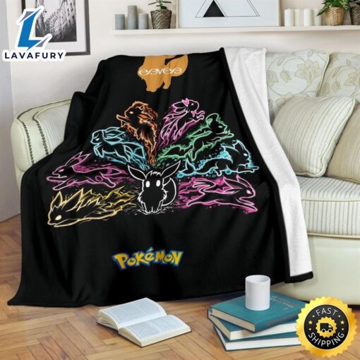 Eevee Funny For Fan Pokemon Blanket