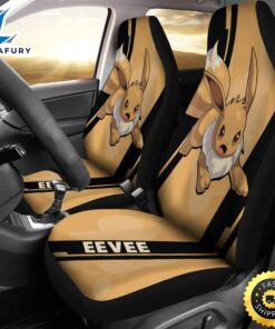 Eevee Pokemon Car Seat Covers Style Custom For Fans