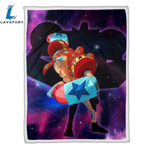 Franky Fleece Galaxy One Piece Anime Blanket