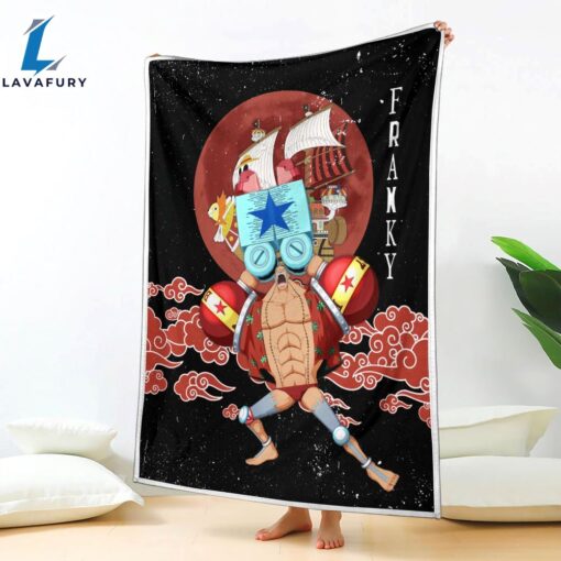 Franky Moon Style One Piece Anime Blanket