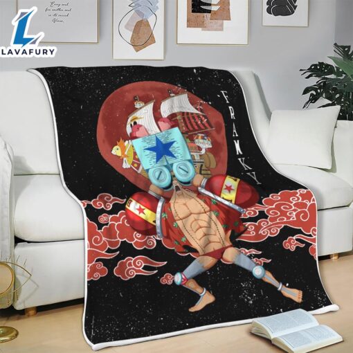 Franky Moon Style One Piece Anime Blanket