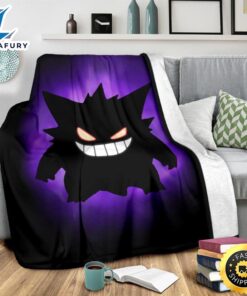 Gengar For Fan Gift Idea Pokemon Blanket 2 nhcmje.jpg