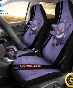 Gengar Pokemon Car Seat Covers Style Custom For Fans