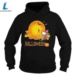 Halloween snoopy and woodstock witch moon Unisex Shirt 2 bjhihm.jpg