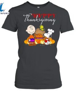 Happy Thanksgiving Halloween Snoopy Charlie…
