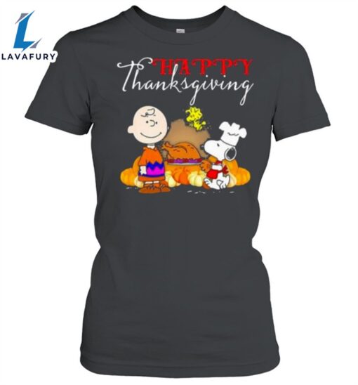 Happy Thanksgiving Halloween Snoopy Charlie Unisex Shirt