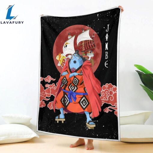 Jinbe Moon Style One Piece Anime Blanket