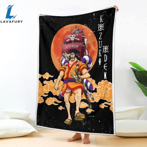 Kozuki Oden Moon Style One Piece Anime Blanket