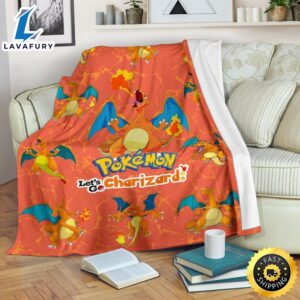 Let s Go Charizard Pokemon Gift Idea For Fan Pokemon Blanket 1 kk0huu.jpg