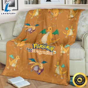 Let s Go Dragonite Pokemon Funny Gift For Fan Pokemon Blanket 2 ked6c0.jpg