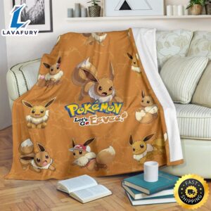 Let s Go Eevee Pokemon Funny Gift For Fan Pokemon Blanket 1 nlc6ws.jpg