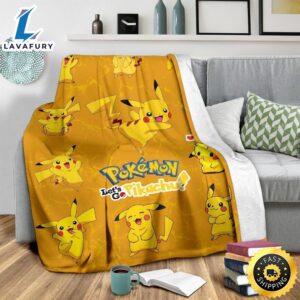 Let s Go Pikachu Pokemon Funny Gift Idea Pokemon Blanket 3 nccxld.jpg