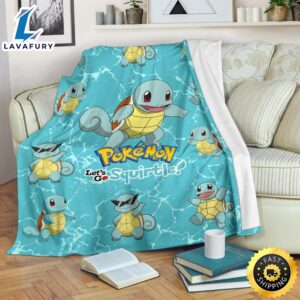 Let s Go Squirtle Pokemon Funny Gift Idea Pokemon Blanket 1 pqfghq.jpg