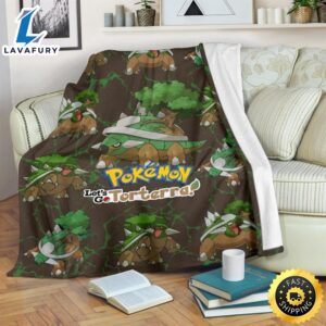 Let s Go Torterra Pokemon Funny Gift For Fan Pokemon Blanket 1 t9wldk.jpg