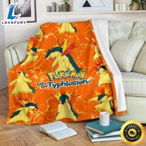 Let s Go Typhlosion Pokemon Funny Gift Idea Pokemon Blanket 1 tsrohw.jpg