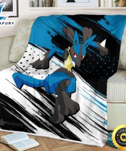 Lucario Pokemon Anime Pokemon Blanket